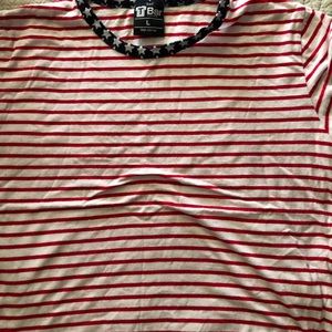 Red White and Blue TBar Shirt